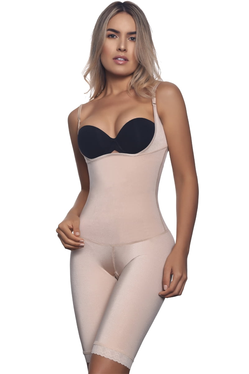 Vedette Stephanie Firm Compression Mid-Thigh Full Body Shaper 104/206