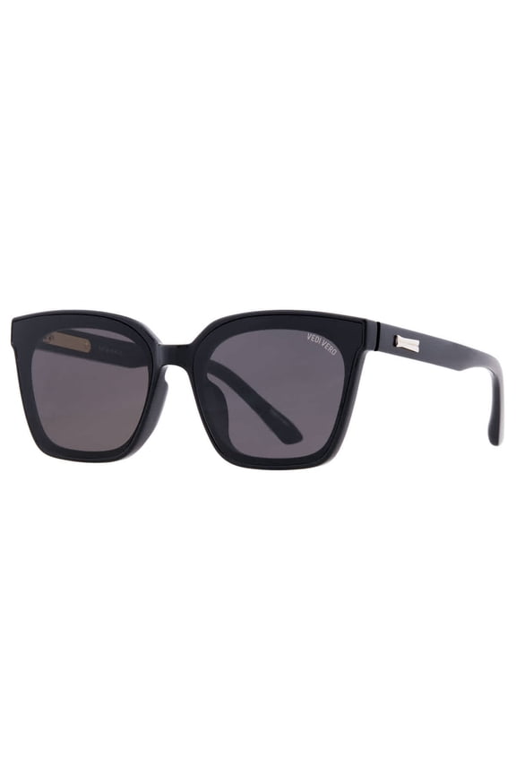 Dark Grey Square Unisex Sunglasses VVCI18 BLK 65