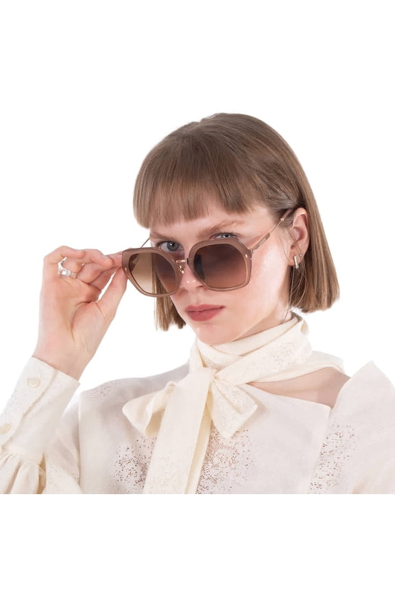 Geometric Ladies Sunglasses VVCC13 BEG 55