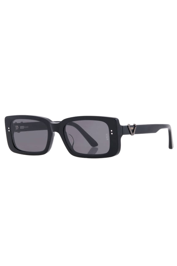 Grey Rectangular Unisex Sunglasses VRCA01 BLK 53