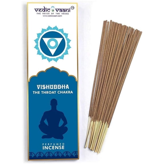 Vedic Vaani Vishnuddha The Throt Fifth Chakra Incense Sticks Agarbattis (100 Grams)