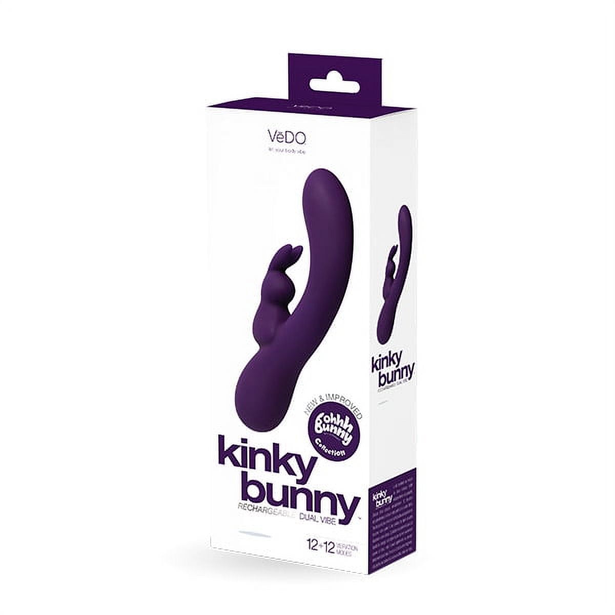 Vedo Kinky Bunny Rabbit Vibrator, Purple