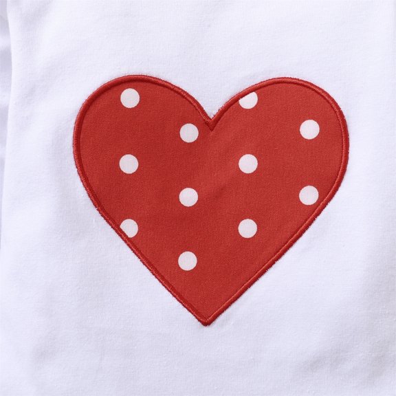 Vedolay 2 Piece Sets for Girl 2 Piece Girls Fall Cute Outfits Flutter Sleeve Graphic Top and Pants Set,Red 0-6 Months