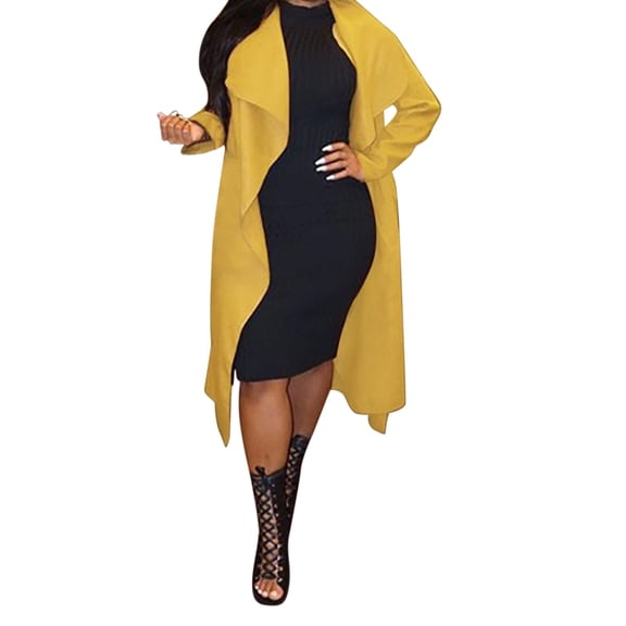 Vedolay Anoraks for Women 2023 Plus Size Raincoat Rain Jacket Windbreaker with Hooded Yellow,S