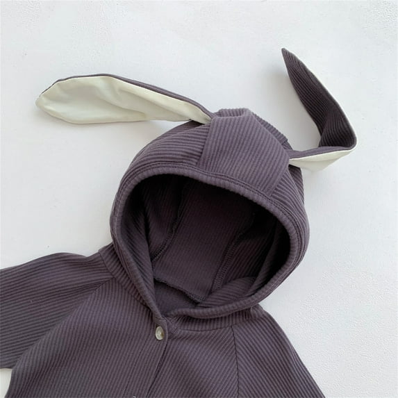 Vedolay Baby Bodysuit Boy's Casual High Waist Cold Shoulder Striped Print Belted Jumpsuit Wide Leg Rompers,Gray 6-12 Months