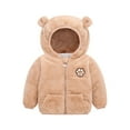 thumbnail image 1 of Vedolay Baby Boys Coat 2023 Hooded Windproof Toddler Girls Warm Winter Coat B,110, 1 of 2
