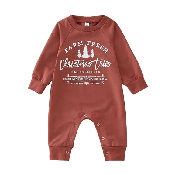 Vedolay Baby Girl Autumn Outfits Autumn Cute Clothes Boys Jumpsuits Girls Long Sleeve Bodysuit Red,60