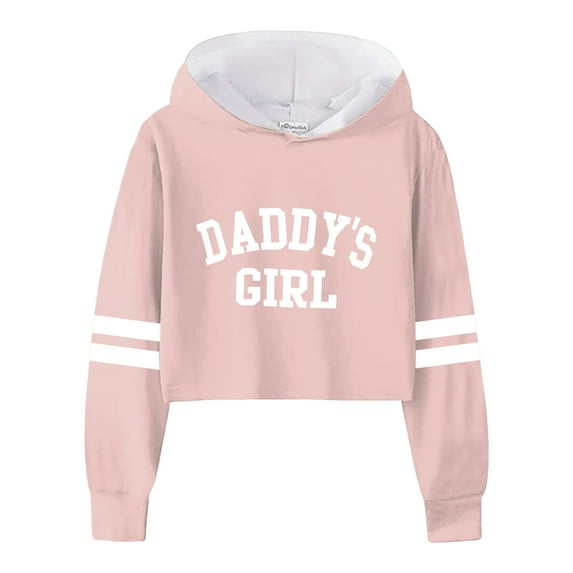 Vedolay Baby Girl Clothes Casual Sweatshirt Cartoon Print Long Sleeve Boys Pullover Tops Hooded Sweater Pink,120