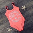 thumbnail image 1 of Vedolay Baby Girl Swimsuits Swimsuits for Girls One Piece Ruffle Bathing Suits Kids Beach Pool Outfit,Orange 11, 1 of 5