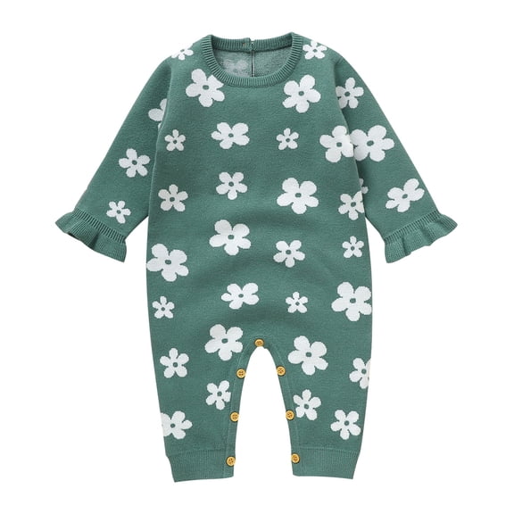Vedolay Baby Girls Bodysuits 2023 Bodysuit Romper Jumpsuit Clothes Outfits Green,80
