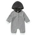 thumbnail image 1 of Vedolay Baby Girls Bodysuits Romper Jumpsuit Headband Outfits Set Clothes Grey,100, 1 of 4