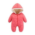 thumbnail image 1 of Vedolay Baby Girls Clothes Cute Baby Girl Boys Jumpsuit Long Sleeve Autumn Infantet Hot Pink,73, 1 of 5