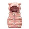 thumbnail image 1 of Vedolay Baby Girls Clothes Hooded Coat Winter and Fall Outerwear Jacket 2023 Pink,120, 1 of 1