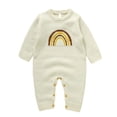 thumbnail image 1 of Vedolay Baby Romper Snow Clothes Baby Winter Warm Jumpsuit Snowsuit Hoodie Romper Beige,80, 1 of 5