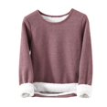 thumbnail image 1 of Vedolay Basic Sweatshirt for Women Casual Long Sleeve Round Neck Sweatshirts ,2XL, 1 of 4