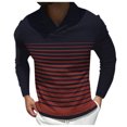thumbnail image 1 of Vedolay Big Mens Polo Shirts Slim Fit Solid Color Shirts Plaid Lapel Pocket T Shirt ,L, 1 of 4
