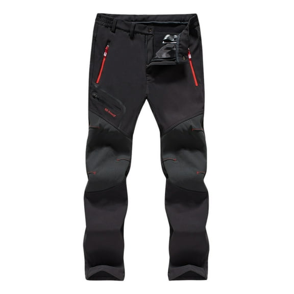 Vedolay Big and Tall Pants Casual Work Walking Combat Casual Multi-Pocket Pants Black,3XL