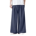 thumbnail image 1 of Vedolay Big and Tall Pants Relaxed Fit Drawstring Outdoor Trousers 2023 Navy,M, 1 of 5