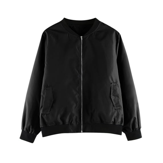 Vedolay Blazer Jackets Girls' Outerwear Jackets Kids Soft Zip up Hoodie with Pockets,Black 18-24 Months