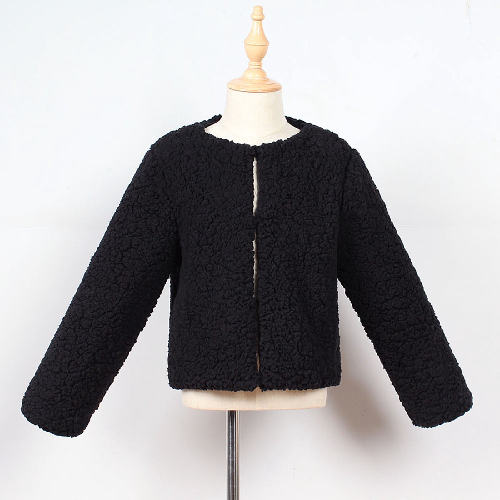 WELAKEN Girls' Rainbow Sequin Jacket - Sparkly Zipper Bomber With Pockets For Toddler & Kids - View #6