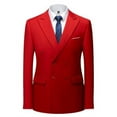 thumbnail image 1 of Vedolay Blazer Jackets for Men Casual Blazer Solid Double Blazer Open Front Suit Jacket,RD1 3XL, 1 of 3