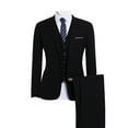 thumbnail image 1 of Vedolay Blazer Jackets for Men Long Sleeve Casual Loose Blazer Suit for Men Ladies BK1,2XL, 1 of 5