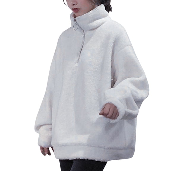 Vedolay Blazer Jackets for Women Trendy Open Front Cardigan Dressy Blazer Jacket Jacket White,2XL