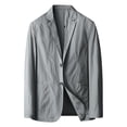 thumbnail image 1 of Vedolay Blazers for Men Casual Blazers Open Front Office Blazer Jacket Work Suit Grey,4XL, 1 of 2