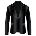 thumbnail image 1 of Vedolay Blazers for Men Long Sleeve Elegant Pocket Loose Jackets 2023 Black,3XL, 1 of 2