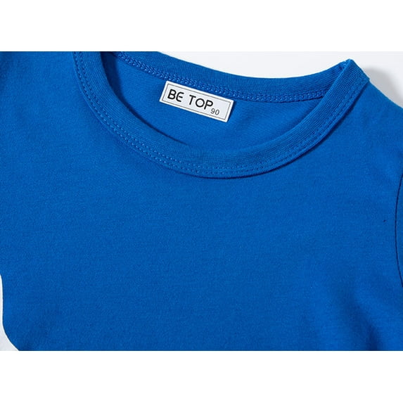 Vedolay Boy Shirt Mens Hawaiian Shirts Loose-Fit Short Sleeve Button Down Tropical Beach Shirt,Blue 3-4 Years