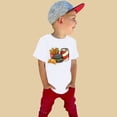 thumbnail image 1 of Vedolay Boy Shirts Casual Boy Clothes Print Short Sleeve Button Down Shirt Country Top Summer Clothes,White 6-7 Years, 1 of 5