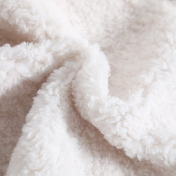 Vedolay Boy's 2023 Jackets Boys Colorblock Button Up Jacket Long Sleeve Fleec Outerwear,White 2-3 Years