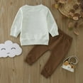 thumbnail image 1 of Vedolay Boy's Casual Sets Boy Long Sleeve Top and Pants Kid 2 Pcs Fall Clothes,Gray 18-24 Months, 1 of 5