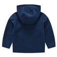 thumbnail image 1 of Vedolay Boy's Fall Jackets Boy's Fall Winter Casual Fuzzy Outwear Loose Coat with Pockets,Navy 3-4 Years, 1 of 3