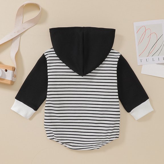 Vedolay Boy's Fall Jumpsuits Boys Cute Winter Bodysuits for Kids Backless Harem Strap Romper Jumpsuit Toddler Pants,Black 3-6 Months