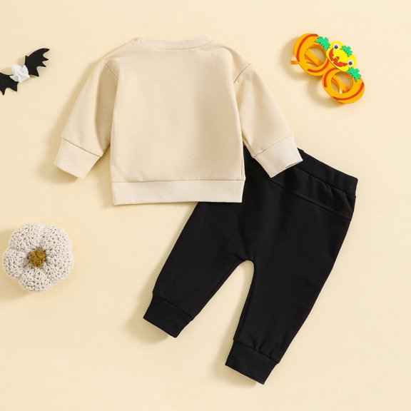 Vedolay Boy's Fall Outfits Boys Shirts Toddler Pants Fall Clothes Clothe Button Up Long Two Piece,Beige 2-3 Years