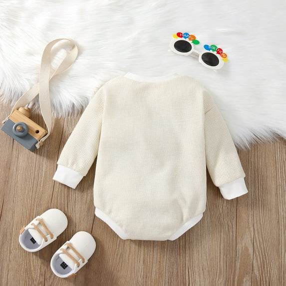 Vedolay Boy's Romper Baby Boy Sunflower Print Overalls Shorts with Pocket Suspender Trousers Cute Fall Clothing Outfit,White 18-24 Months