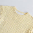 thumbnail image 1 of Vedolay Boy's Tops Boys T-Shirts Stripe Cotton Short Sleeve Tees Crew Neck Tops,Yellow 12-18 Months, 1 of 4