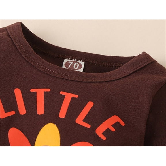 Vedolay Boys 2023 Sets Boy's 2 Piece Outfit Tropical Print Square Neck Blouse Top and Belted Pants Set,Brown 6-12 Months