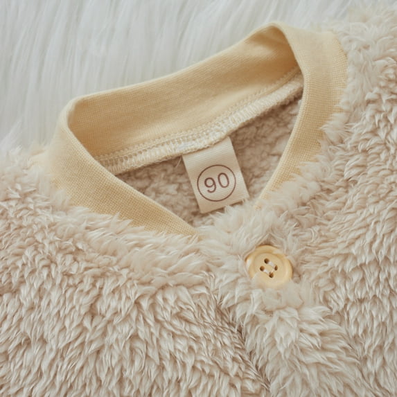 Vedolay Boys 2023 Suit Jackets Boy's Thicken Down Jacket Winter Warm Button Down Long Sleeve Coat,Beige 3-4 Years