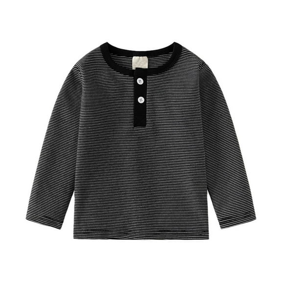 Vedolay Boys Clothes Baby Girls' Long Sleeve T-Shirt Puff Sleeve Tops Black,120