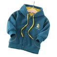 thumbnail image 1 of Vedolay Boys Fall Coats Hooded Coat Winter and Fall Outerwear Jacket Blue,100, 1 of 4