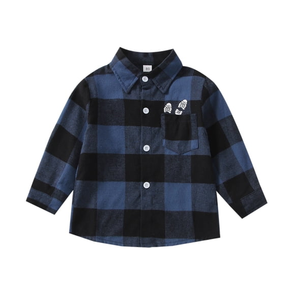 Vedolay Boys Fall Coats Windproof Warm Winter Coats with Cute Printed Blue,80