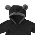 thumbnail image 1 of Vedolay Boys Fall Tops Kids Hooded Coat Lightweight Winter Thicken Warm Jacket,Black 18-24 Months, 1 of 3