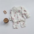 thumbnail image 1 of Vedolay Boys Fashion Outfits Boy Long Sleeve Top and Pants Kid 2 Pcs Fall Clothes,Beige 2-3 Years, 1 of 5