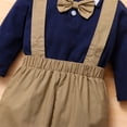 thumbnail image 1 of Vedolay Boys Fashion Sets Boys' Long Sleeve Top and Pants Set for Toddler Little Kids and Big Kids,Blue 12-18 Months, 1 of 5