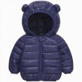 thumbnail image 1 of Vedolay Boys Girls Winter Coat Toddlers Soft Hooded Ears Design Warm Lightweight Outerwear Baby Kids Cute Outfits, 1 of 7