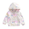thumbnail image 1 of Vedolay Boys Girls Jacket Baby Girls Fall Winter Zipper Closure Coat Top White,110, 1 of 5