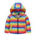 thumbnail image 1 of Vedolay Boys Girls Jacket Windproof Warm Winter Coats with Cute Printed 2023 Red,110, 1 of 3