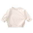 thumbnail image 1 of Vedolay Boys Long Sleeve Shirts Cute Toddler Baby Boys Clothes Long Sleeve T-Shirt White,110, 1 of 3